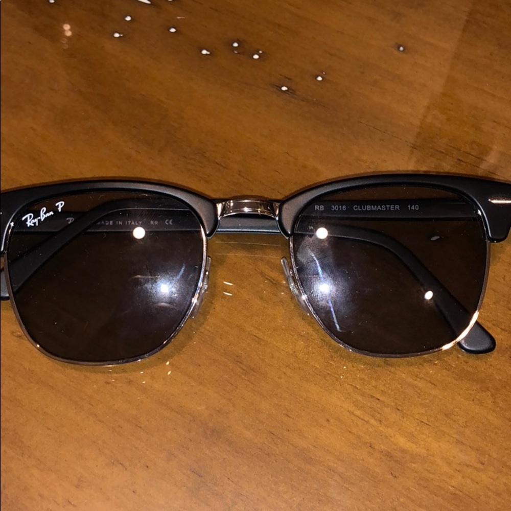 black polarized ray bans